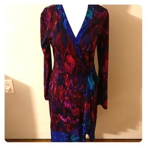 BCBG wrap dress size S